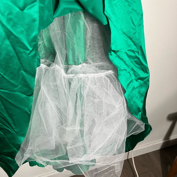 B&A Betsy and Adam Women’s prom emerald green Strapless floor length Maxi Dress - Picture 7 of 7